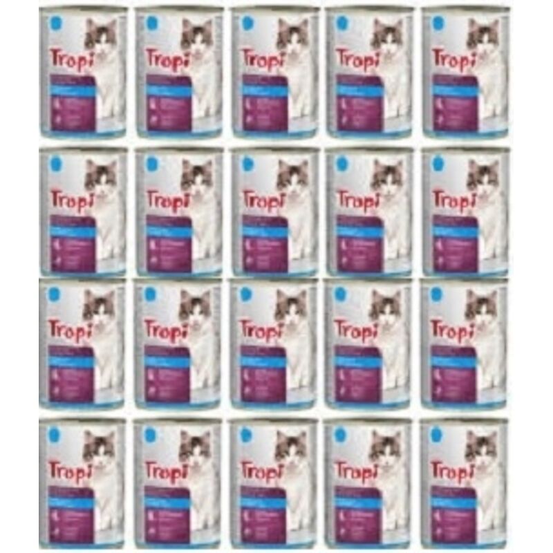 TROPI Katzenfutter mit FISCH 415 g x 20 Stück Fisch