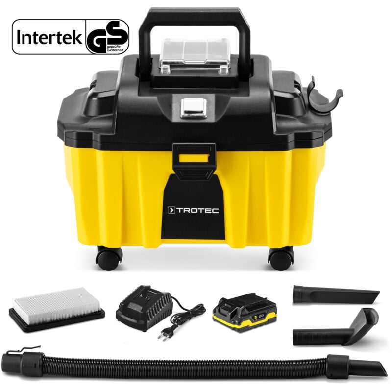 Akku-Staubsauger vc 15-20V inkl. Akku und Ladegerät - Trotec