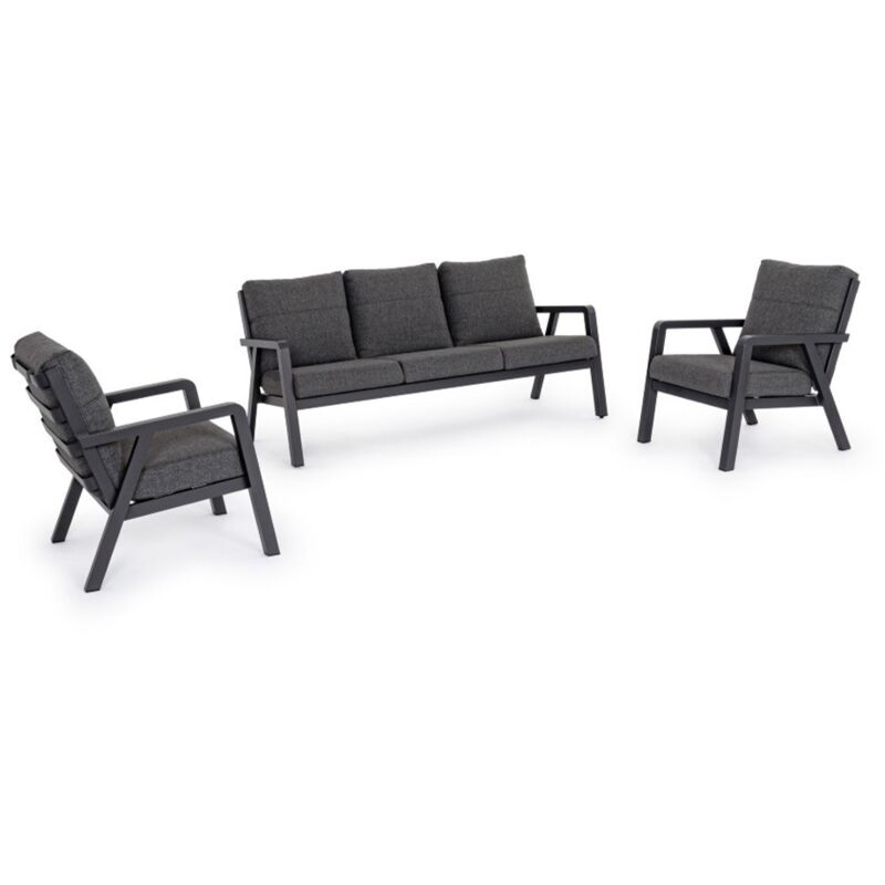 Truman Gartenlounge-Set Anthrazit