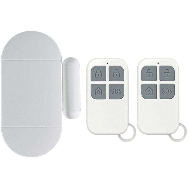 Türalarm, Tür-Offen-Detektor mit 130 dB lautem Alarm, kabelloser Tür- und Fenster-Magnetalarm für Türen, Fenster und Schränke, Zuhause, Büro