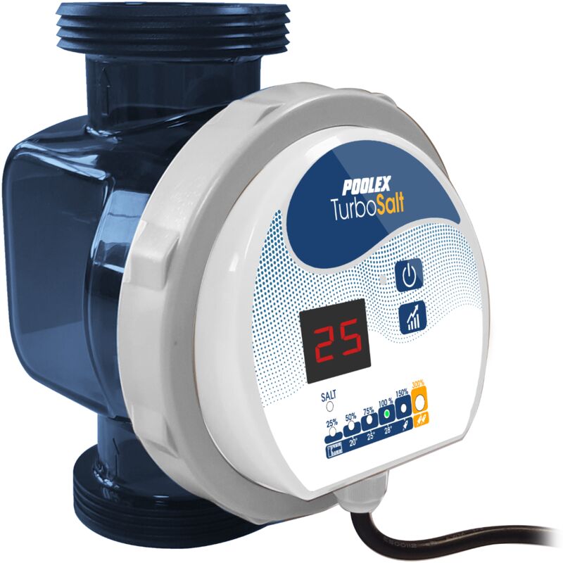 Poolex - Turbo Salt 600 Salzelektrolyse Anlage Pool bis 60m³ Desinfektion o. Chlor