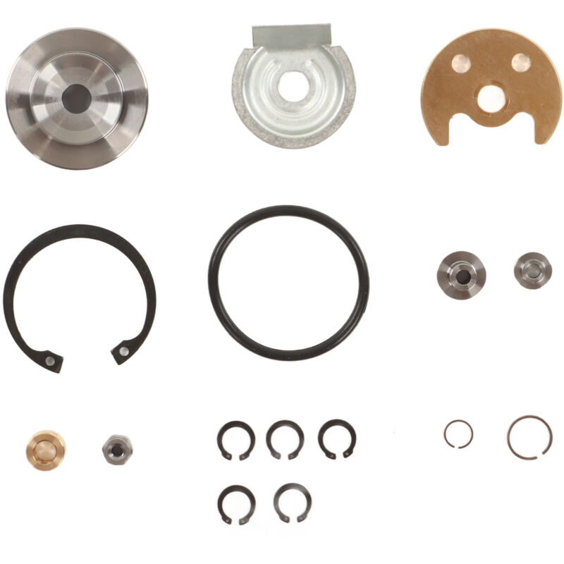 Turbolader-Reparatursatz, verschleißfestes Metalllegierungs-Gummi-Turbolader-Überholungsset, passgenau für TD02, TD025 und TD03