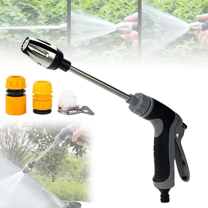 Turbowasher - Leistungsstarker Hochdruckreiniger für jeden Gartenschlauch, 2-in-1-Strahldüse, My Garden Friend Turbowasher Hochdruckreiniger für