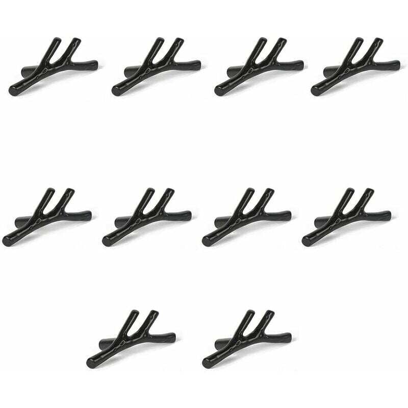 Türknöpfe im Vintage-Stil aus Zinklegierung mit Zweigmotiv, für Schränke, Schubladen, Kleiderschränke, Küchenschränke und Schlafzimmer, 10 Stück