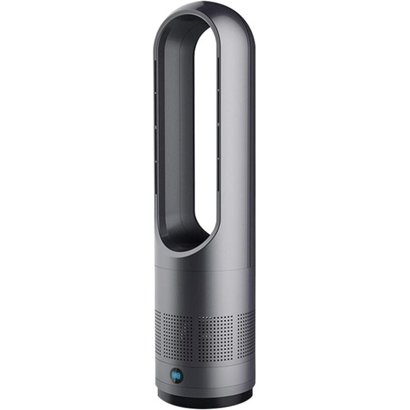 Turmventilator ohne Flügel, 18 Zoll, nur Kühlen, 8 Geschwindigkeiten, 8-Stunden-Timer, 80°-Drehung, LED-Anzeige, geeignet für Wohn- und Büroräume