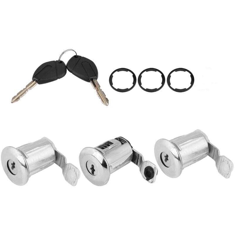Türschlösser citroen c1,Barrel Car Lock Zylindersatz Car Auto Barrel Lock 252522 Autotürschloss Zylindersatz mit Schlüsseln für Partner Citroen