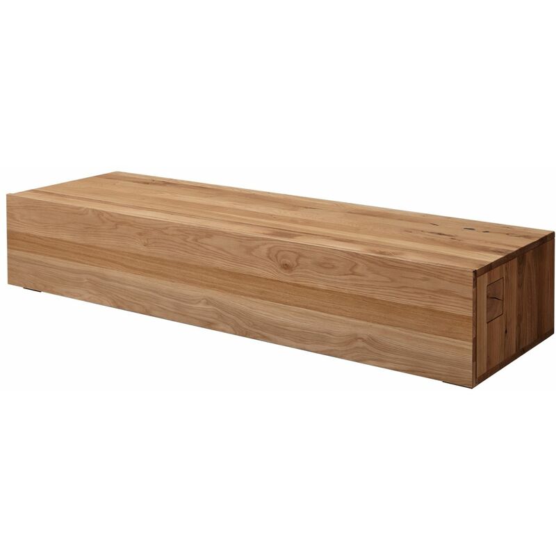 Massivmoebel24 - TV-Board Wild-/Zerreiche 160x52x32 natur geölt frankfurt 106