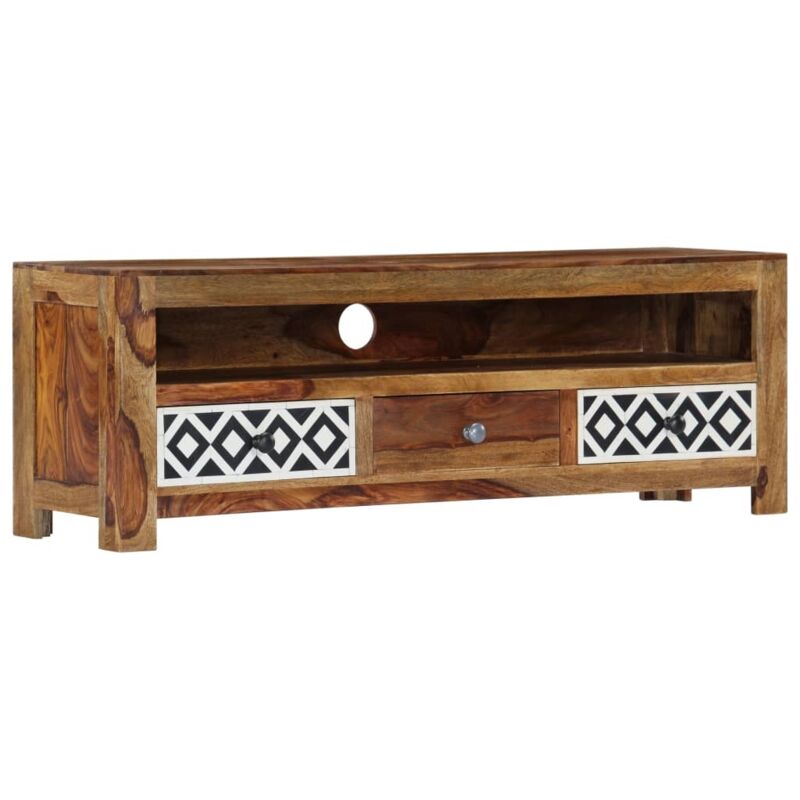 TV-Schrank 120x30x40 cm Massivholz - Vidaxl