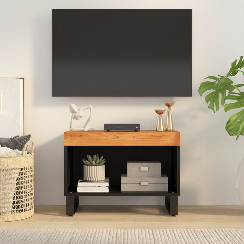 TV-Schrank 60x33x43,5 cm Massivholz Akazie vidaXL