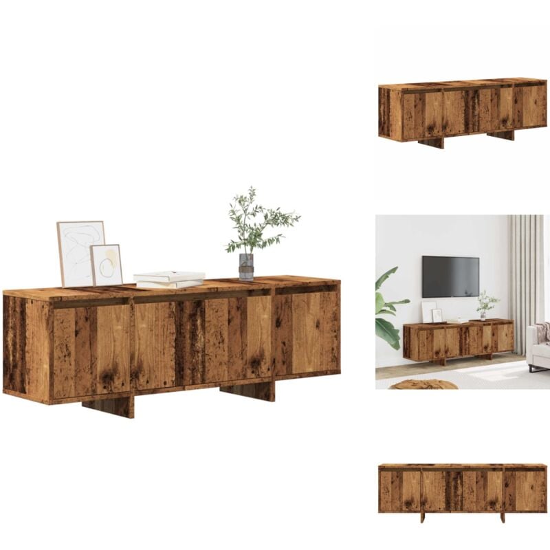 Vidaxl - TV-Schrank Altholz-Optik 120x30x40,5 cm Holzwerkstoff - TV-Schrank - TV-Schränke - Lowboard - Stereo Schrank