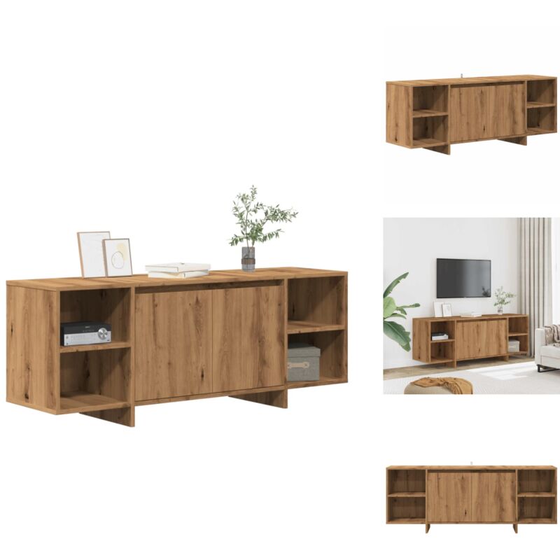 Vidaxl - TV-Schrank Artisan-Eiche 130x35x50 cm Holzwerkstoff - TV-Schrank - TV-Schränke - Lowboard - Stereo Schrank