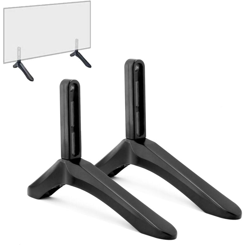 Cyslmuk - TV-Ständer, TV-Halterungen für 32-65 Zoll Fernseher, TV-Ständer für flache und gebogene LCD-Fernseher bis 45 kg, Montagelochabstand 22