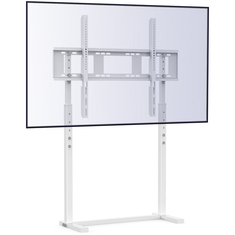 Unho - tv Standfuß 32-100 Zoll tv Ständer Höhenverstellbar VESA:800600 Fernseher Ständer Universal lcd led tv Display Halterung bis max.40kg weiß