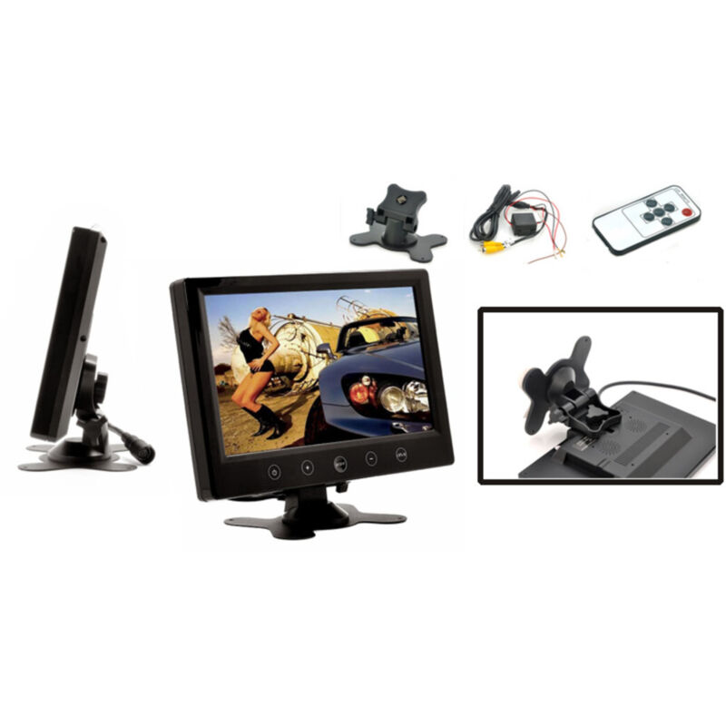 Trade Shop Traesio - Trade Shop - tv fernseher LCD-Monitor 9'' Touchscreen tft videoüberwachung vga bnc hdmi -