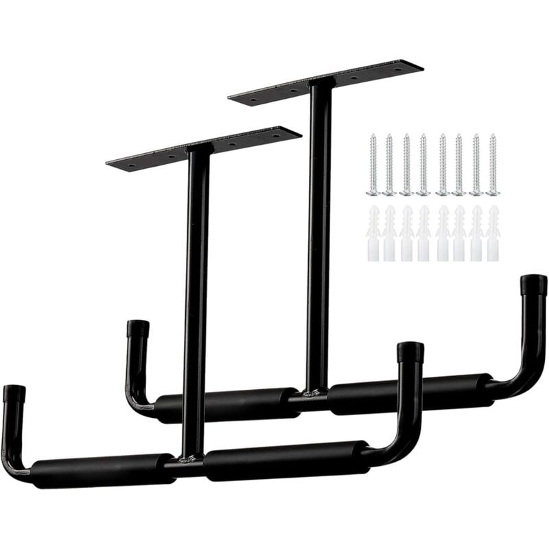 Berkopf-Aufbewahrungshaken für die Garage, Deckenmontage, robuste Universalhaken, Leiteraufhänger zum Aufhängen von Schläuchen, Bauholz und anderen