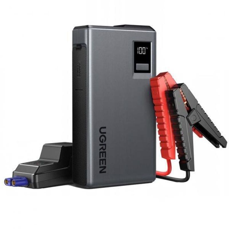 Ugreen ES702 Autobatterie-Starthilfegerät grau 12000 mAh