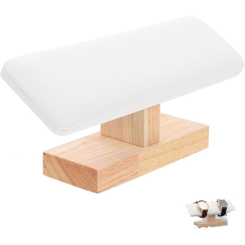Uhren- und Schmuckständer aus Holz – T-Bar-Organizer-Halter für Armbänder, Halsketten und Ketten – Uhren- und Schmuckhalter – Vitrine