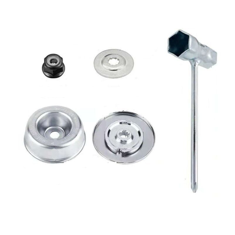 4 Stück/Set Trimmer-Teile und Zubehör für stihl FS55 FS56 FS120 FS130 FS130R FS200 FS200R FS250, hochwertige Metallklinge für stihl