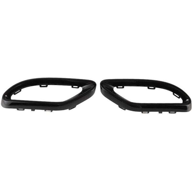 Ulisem Auspuffblende, glänzend schwarz, Ersatz für Mercedes-Benz A B C E GLC CLS-Klasse W177 W247 W205 W213 X253 C257 A