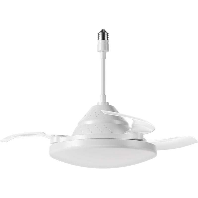 Deckenventilator mit Licht mit Fernbedienung Einziehbare Flügel Leiser Deckenventilator Modernes Design - Ulisem