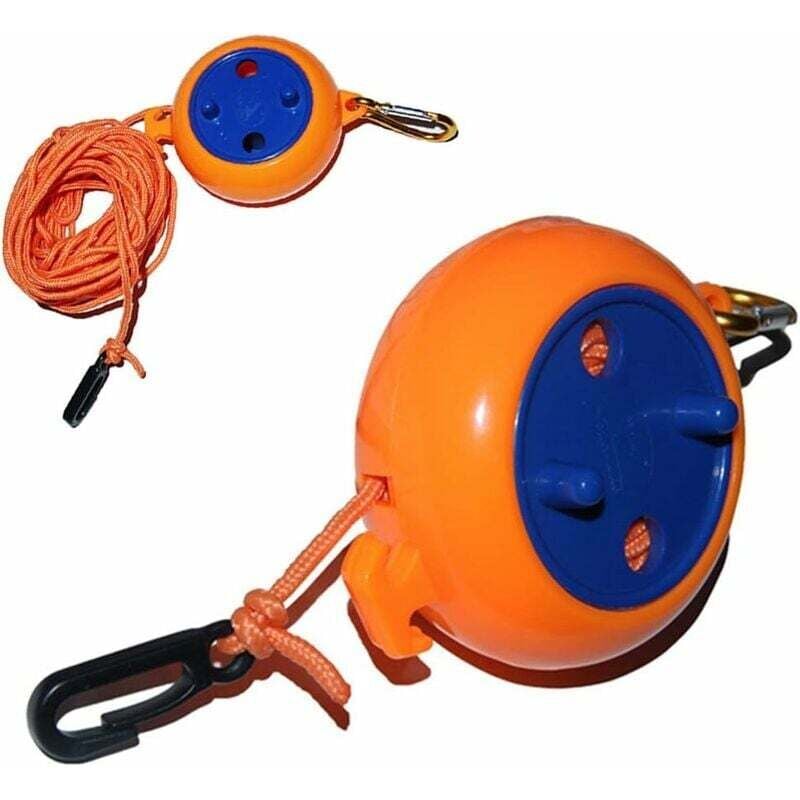 Ulisem - Einziehbare Wäscheleine für Outdoor-Reisen, Wäscheleinen, einziehbares Trockenseil, Wäscheleine für Reisen, Wäsche, Garten, Camping, 8 m