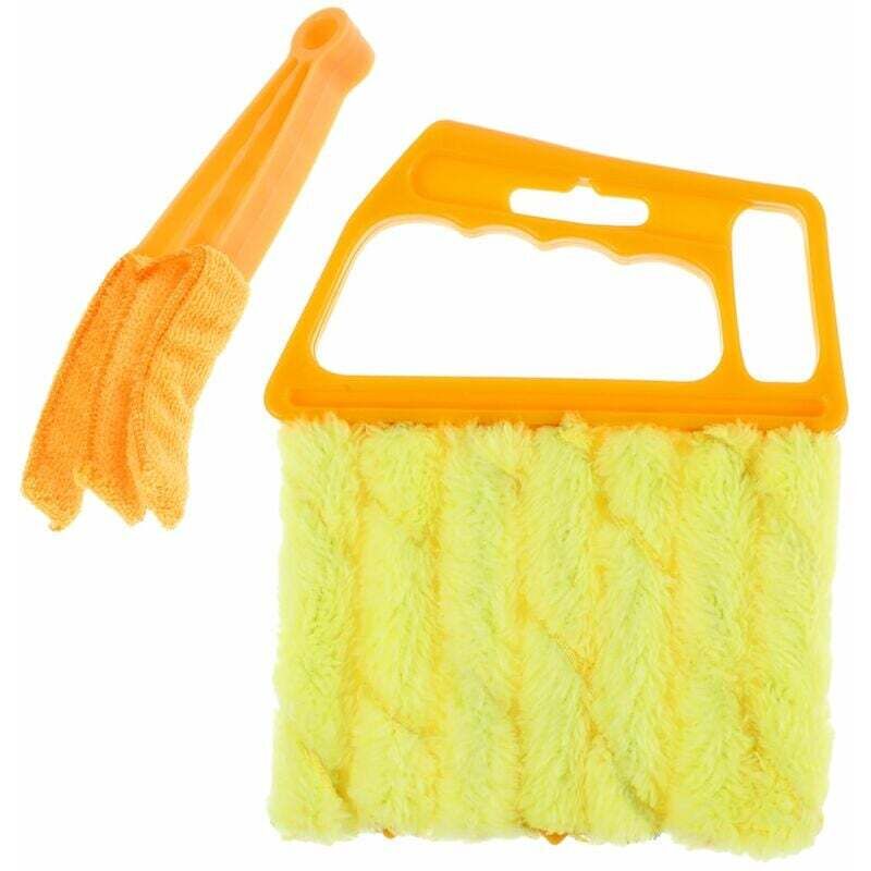 Ulisem Mikrofaser-Reinigungsbürste für Jalousien, Reinigungswerkzeug für Jalousien, waschbare Bürste für Holzjalousien, Fensterläden, Rillen,