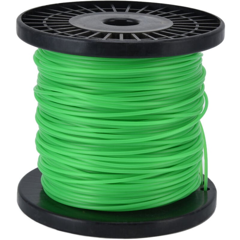 Nylonfaden für Rasentrimmer, Freischneider, 2,0 mm x 100 m, universeller DIY-Spulenfaden für Rasentrimmer - Ulisem