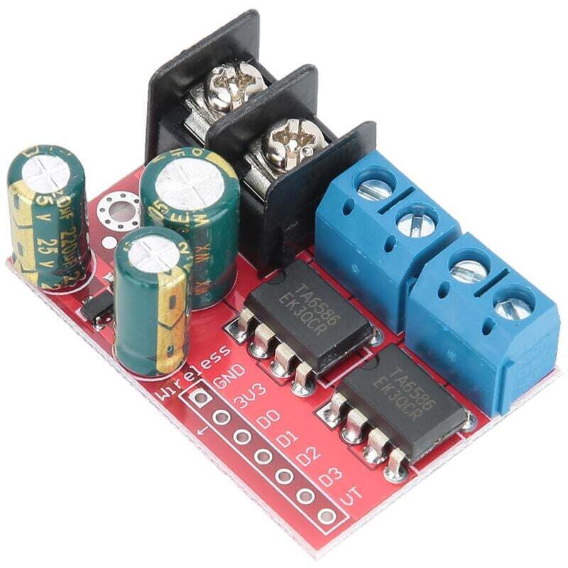 Ulisem-Schalter-Controller, DC-Motor-Controller, 3-14 V 5 A PWM-DC-Motordrehzahlregler, Dual-H-Brückenmodul