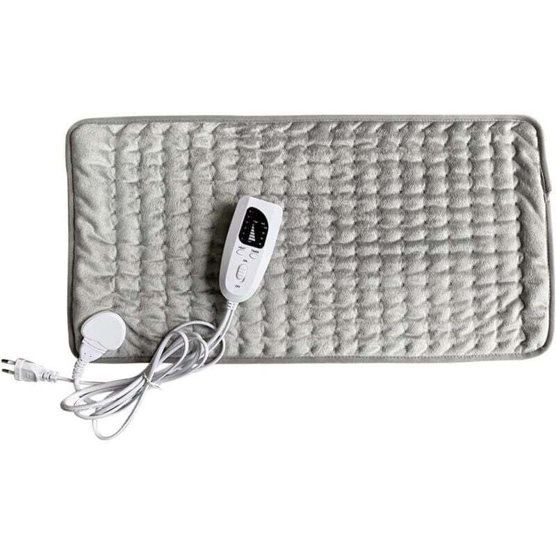 Ulisem Smart Heizdecke, Feuchtes Kompressionsheizkissen, Heizdecke, 6 Temperaturstufen mit 1-10 Timer, Schnelles Aufheizen, Waschbar bis 30°C
