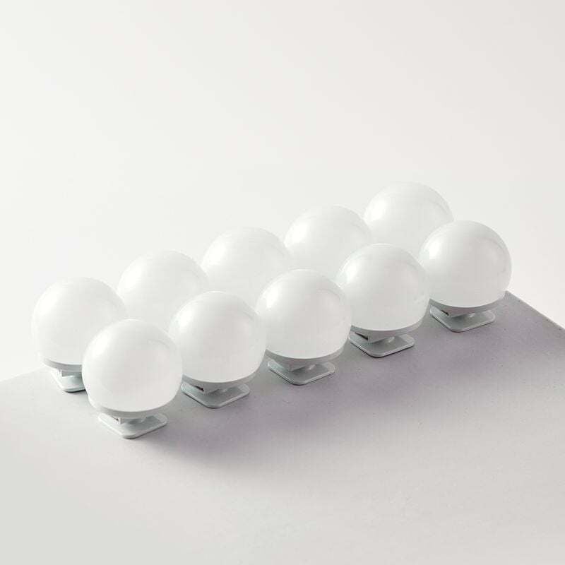 Ulisem Spiegellicht, LED-Spiegel-Schminktischlicht, Spiegel-Schminktisch-Make-up-Rampe, abnehmbare Lampe für Spiegel, 3 Farben, Beleuchtung für