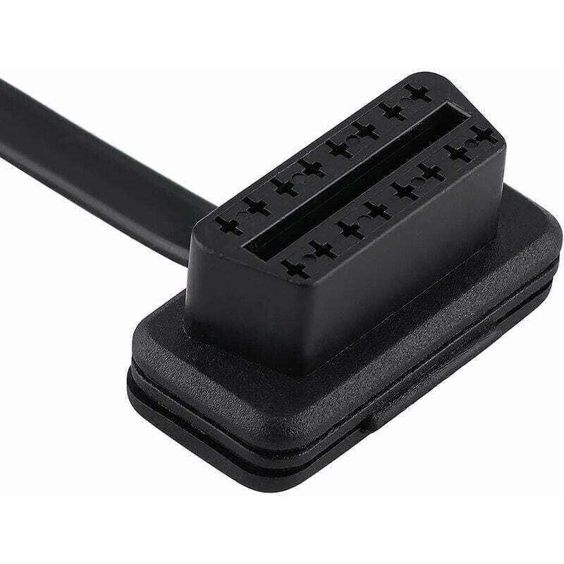 UlisemCar Diagnose-Verlängerungskabel On-Board-Diagnose2, Verlängerungskabel On-Board-Diagnose2, 16-polig, Stecker auf Buchse, 30 cm/60 cm/100 cm