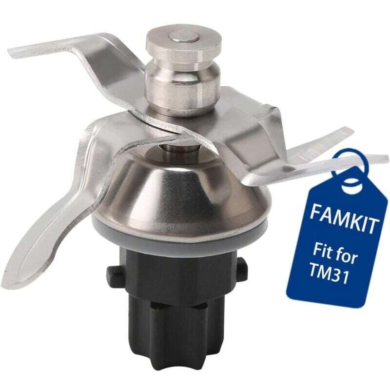 UlisemKnife kompatibel für Thermomix TM31, Edelstahl-Mixerklinge, für Thermomix TM31 Messerset