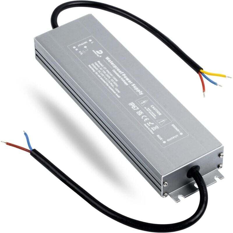 Ulisem LED-Netzteil – HRUW-100W-24V, ultradünnes Netzteil, IP67, wasserdichter LED-Treiber-Transformator, 100–240 VAC