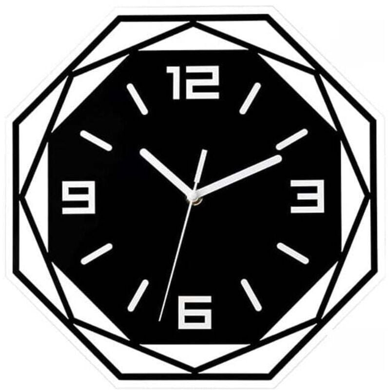 Ulisem Moderne Acryl-Wanduhr, dekorative Uhr für Wohnzimmer, Zuhause, geräuschlose Wanduhr, Wecker, Wanduhren