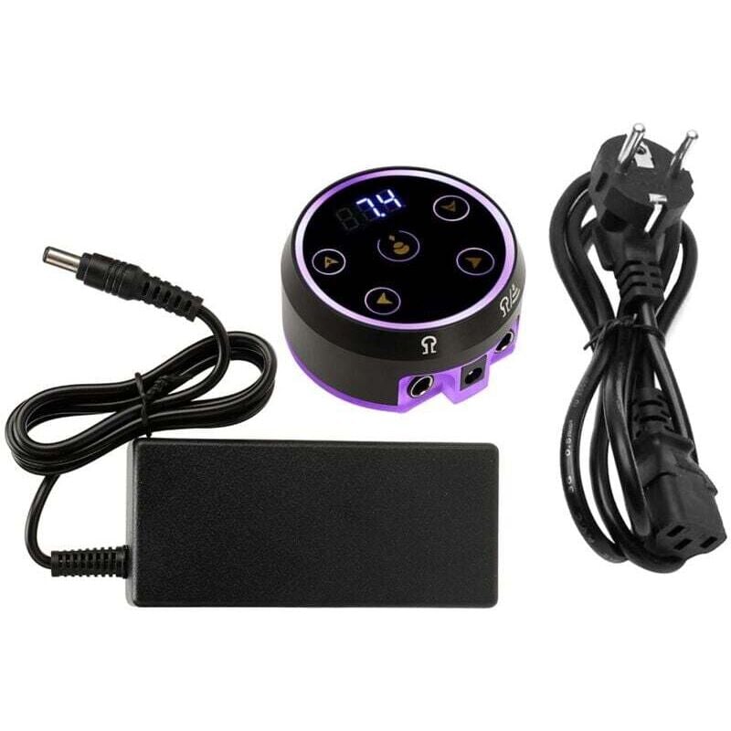 UlisemTattoo Netzteil, Tattoo Netzteil, Tattoo Netzteil, Professioneller Tattoo Netzteil Regler LED Anzeige Tattoo Power Transformator Beauty Tools