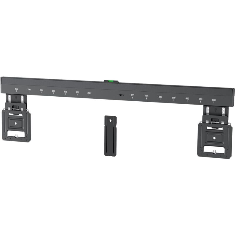 Ultraslim TV-Wandhalterung Basic fixed (xl), schwarz, Halterung für Fernseher von 43 bis 100 Zoll (109 – 254 cm), max. 75 kg, ultraflaches Design mit