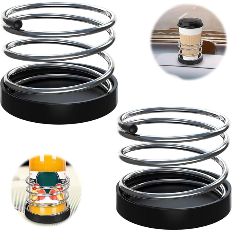 Universal Auto Getränkehalter 2 Stück Universal Auto Getränkehalter Kaffeetassenhalter Auto Quellwasser Getränkehalter Auto Metall Universal Auto