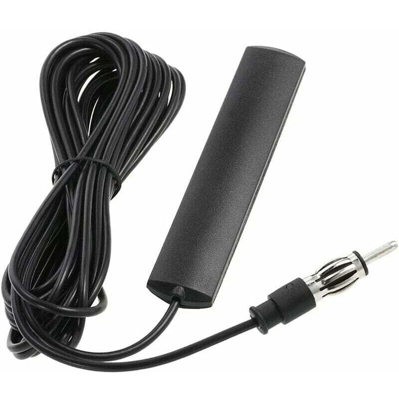 Universal-Autoradio-Antenne, AM FM-Radio-Antenne ANT-309 Auto-Kleber, versteckte Montage-Patch-Antenne, Windschutzscheiben-Radio-Antenne, 85–112 MHz,