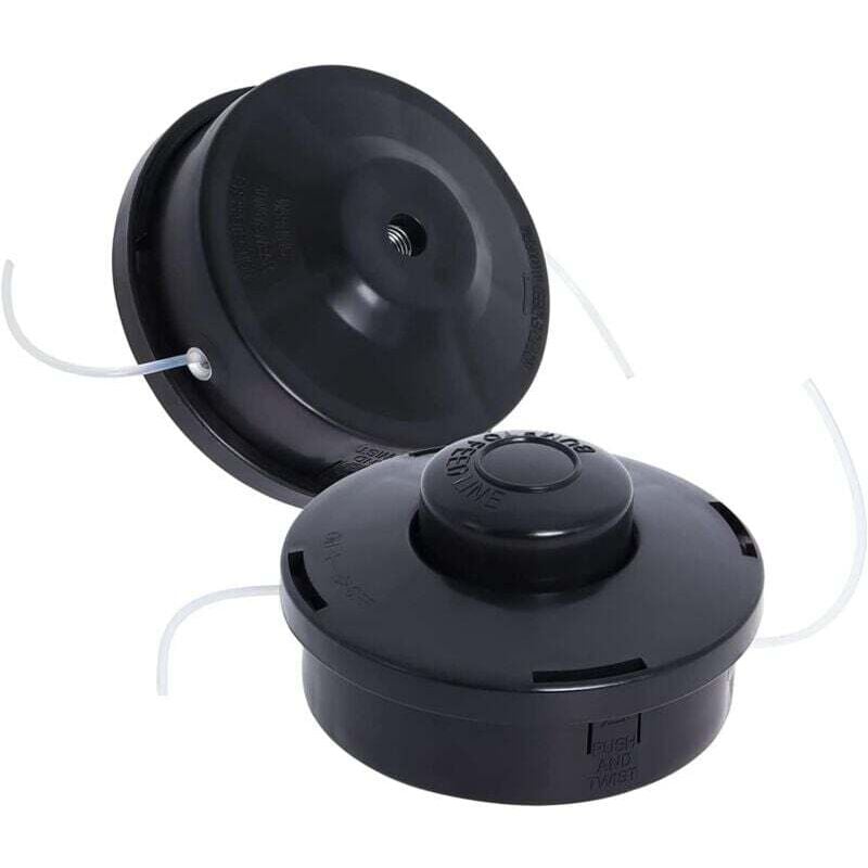 Universal-Freischneiderköpfe M10 x 1,25, Universal-Benzin-Freischneider-Spulenkopf, kompatibel mit Elektro-Trimmer, Garten-Benzin-Freischneider (2