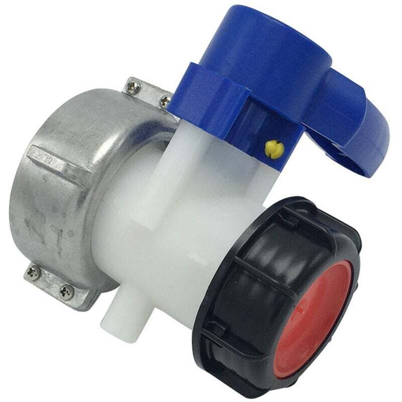 Universal-IBC-Wassertankadapter, IBC-Tank, Regelventil, IBC-Tank, Dn40-Ventilventil, für Wassertank, Regentank, Fass (62 mm)