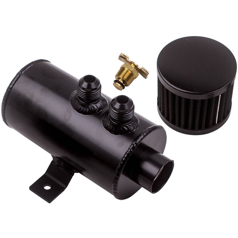 Universal Öl Catch Tank Ölsammler Ölbehälter Auffangbehälter Aluminum 10AN750-2PUniversal l Catch Tank lsammler lbehlter Auffangbehlter Aluminum