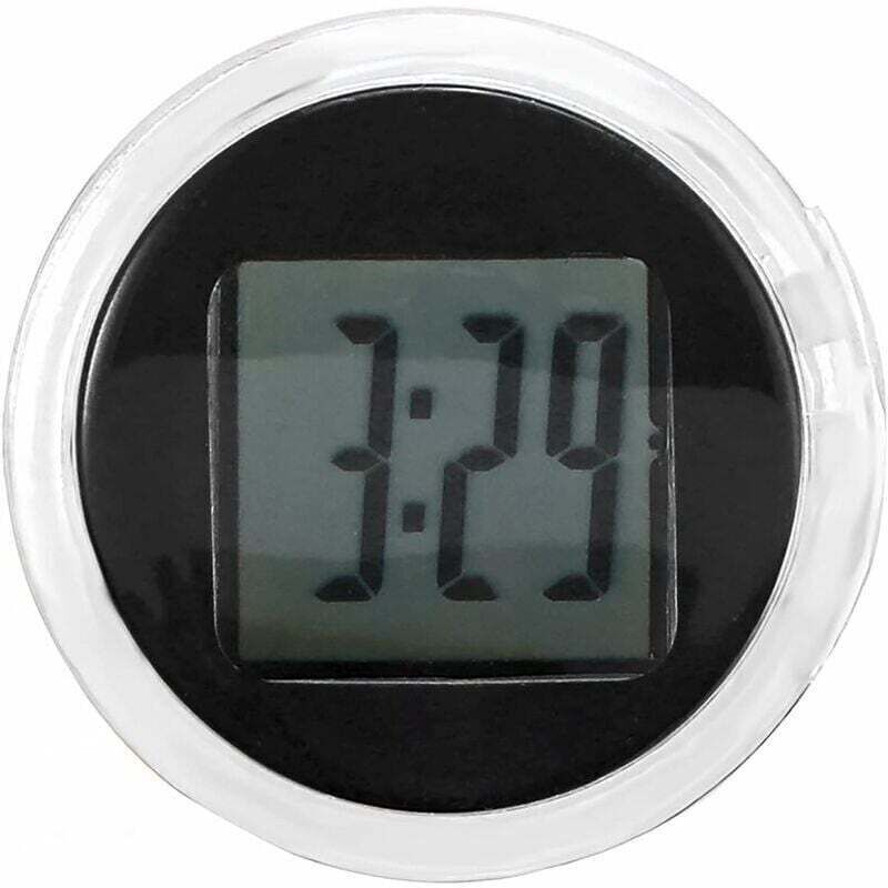 Universal Mini Motorrad Uhr Uhr Wasserdicht Stick-On Motorrad Digital Uhr Dia. 1,1 '(2 stücke), von DEBUNS
