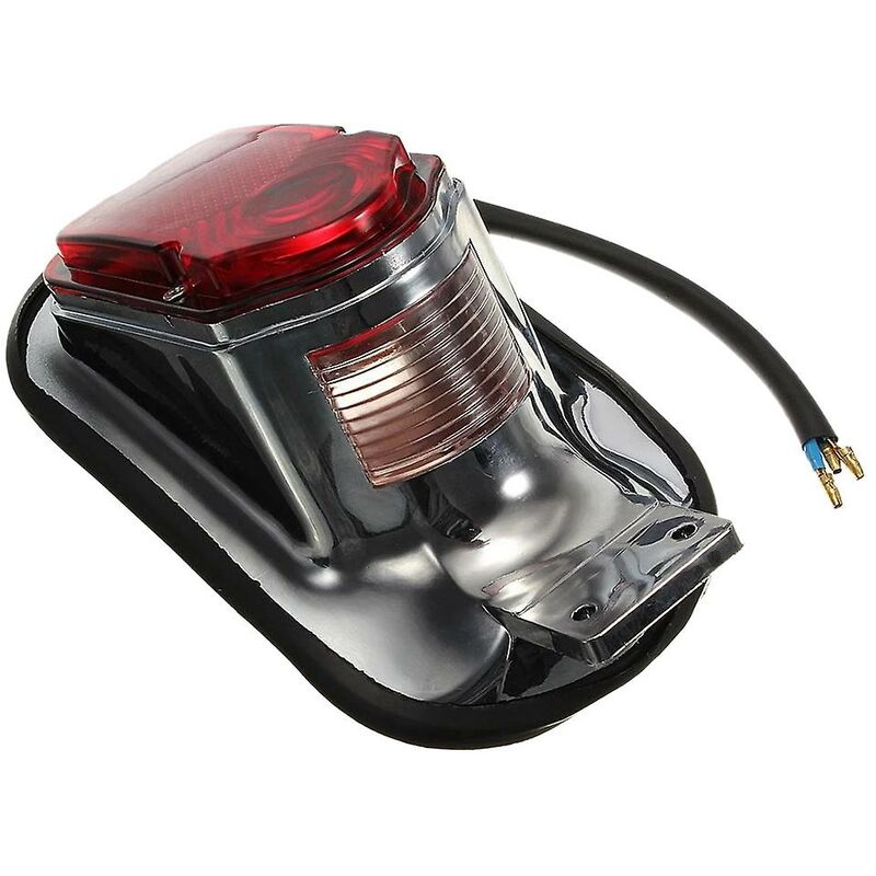Universal Motorrad Rücklicht Lampe Montage Platte Blinker Hinten Schwanz Bremse Bremsleuchte Für Chopper