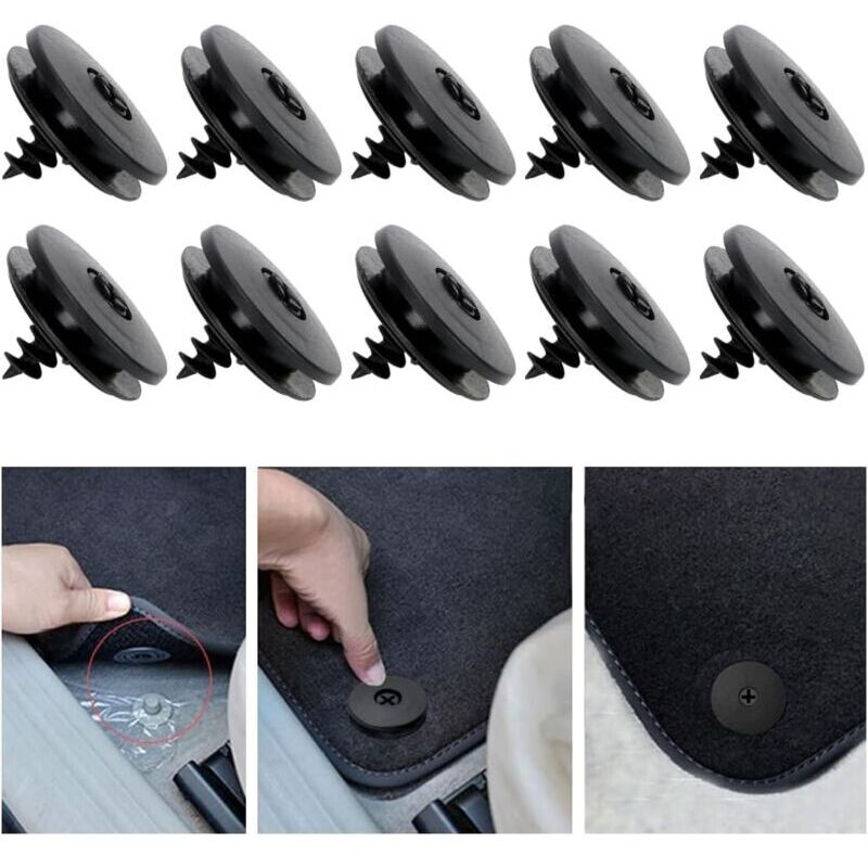 Universal-Teppich-Clip, Teppich-Stützklammern, Auto-Fußmatten-Clips, Auto-Teppich-Halterung, rutschfeste Halterungen, für rutschfeste Fußmatten und