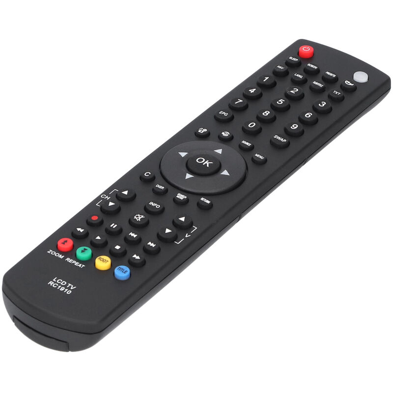 Universalfernbedienung für Toshiba LCD-Fernseher – Modell RC1910 Schwarz