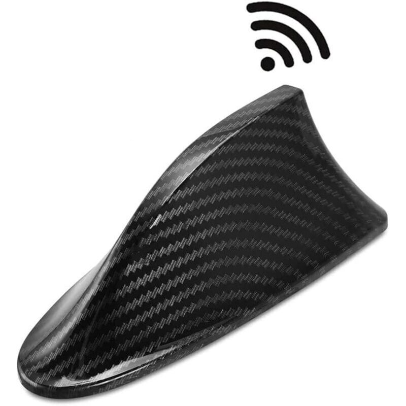 Universelle Carbonfaser-Dachantenne für Pkw, Haifischflossenantenne, FM/AM-Radio, dekoratives Signal, für Pkw, SUVs, Lkw und Transporter, perfekte