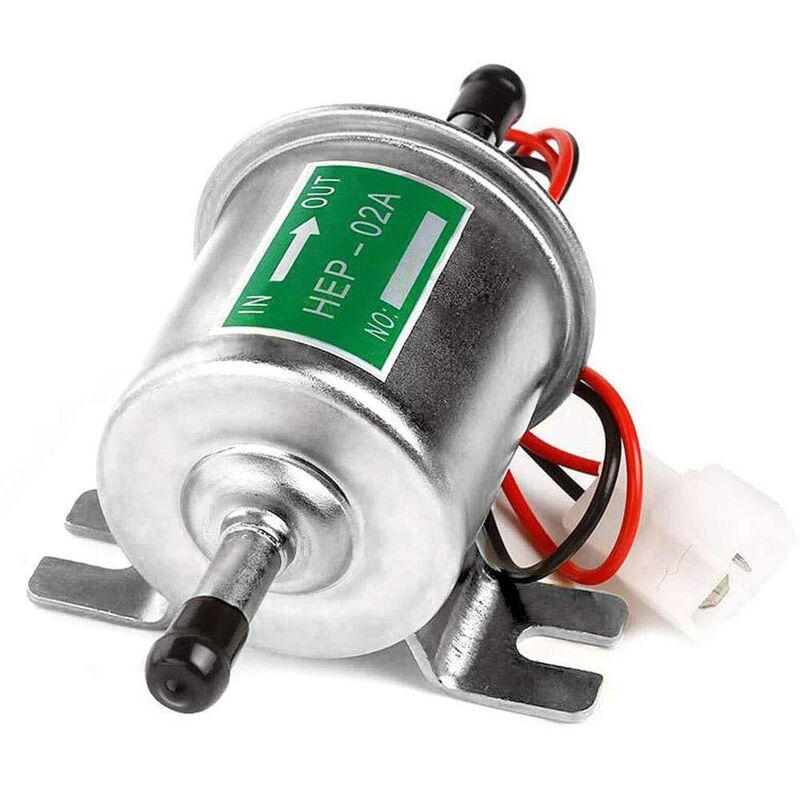 Universelle elektrische Kraftstoffpumpe, Niederdruck-Inline-Benzin-Diesel-Pumpenmodul, Metallpumpe, Inline-Schraubbefestigungsdraht für Benzin und