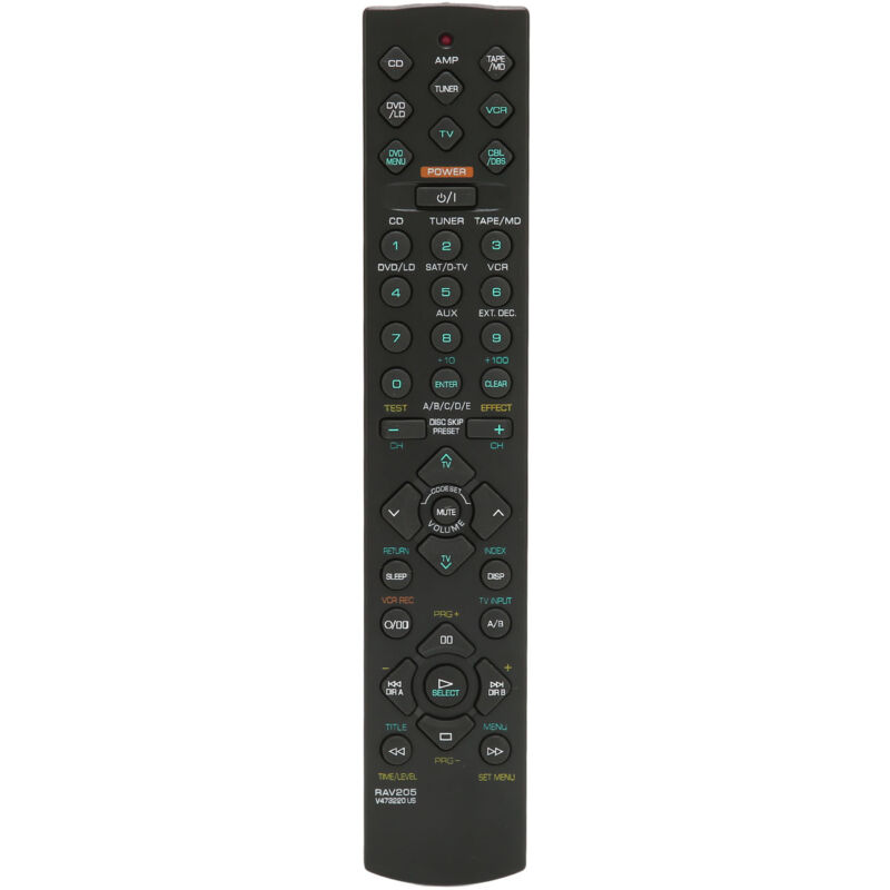 Universelle Fernbedienung für Heimkino-AV-Receiver, kompatibel mit RX-V396, RX-V396RDS, HTR-5230
