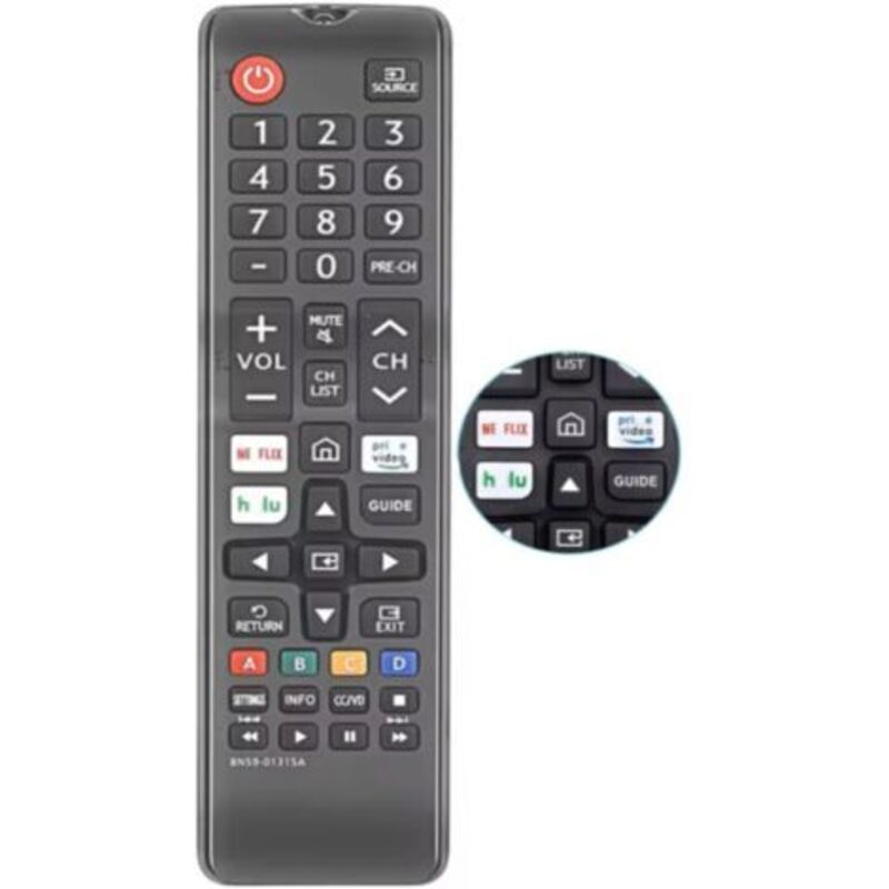 Universelle Fernbedienung für Samsung-Fernseher, kompatibel mit allen Samsung Smart Curved Frame QLED LCD 8K 4K-Fernsehern