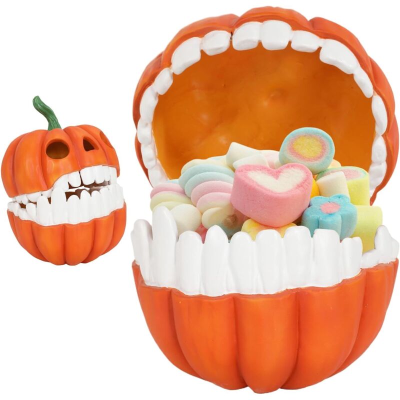 Universelle Halloween-Aufbewahrungsboxen, Halloween-Aufbewahrungsorganisatoren, leichte dekorative Kürbis-Süßigkeitenboxen für Herbstpartys und